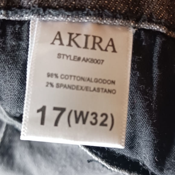 AKIRA Coal Black Jeans (NWOT) - Picture 3 of 8